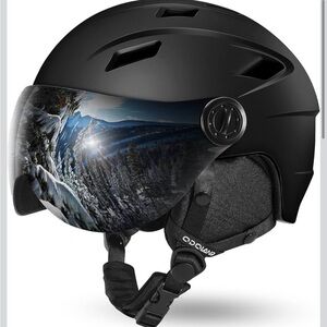 Helmet with 2-in-1 Visor Goggles ski snowboard skate size medium nwot